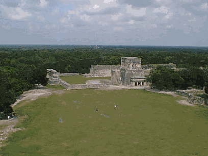 The Ball Court from Kukulkan's Pyramid