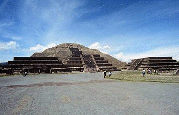 Pyramid of the Moon at Teotihuacan