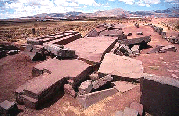 Huge Blocks Of Stone At Puma Punku