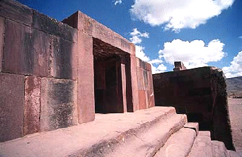 The Entrance To The Kalasasaya Temple, Showing The Steps Hewn From Huge Stone Blocks